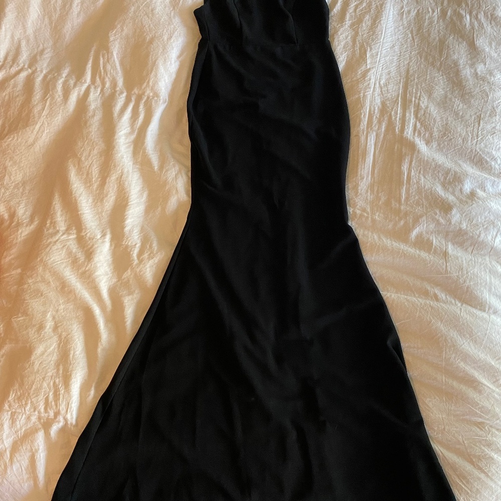 Lulus Backless Maxi Dress Black Size XS